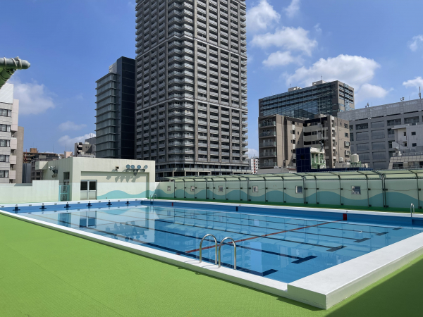 屋外プール改修工事
